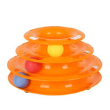Cat Toys Intelligence Triple Play Disc