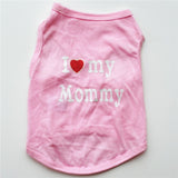I LOVE MY DADDY MOMMY  Dog Clothes