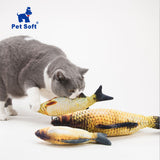 Pillow Doll Fish Playing Toy For Pet