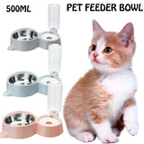 500ml Automatic Dog Cat Double Bowl Drinker
